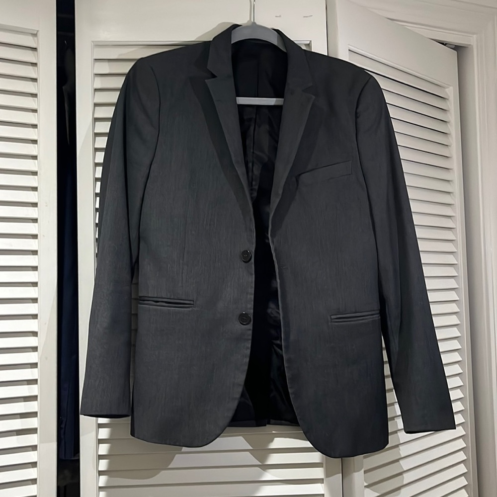 H&M Slim Fit Gray Blazer